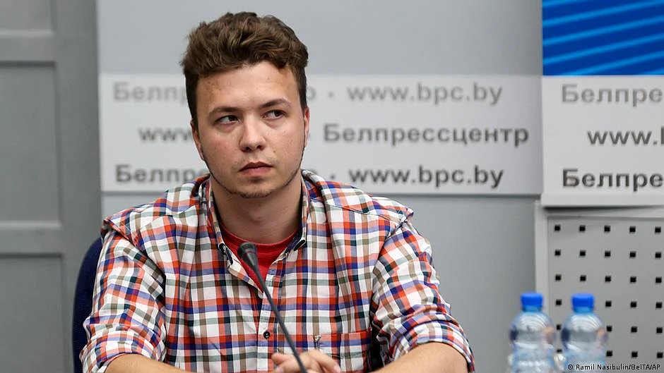 Belarusian activist Raman Pratasevich (DW)