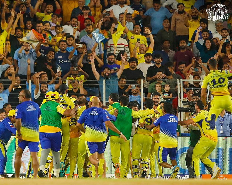 Chennai Super Kings (photo courtesy @ChennaiIPL/Twitter)