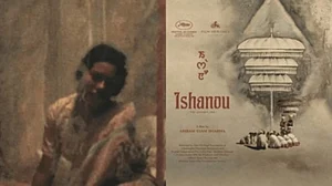 The poster of the movie Ishnou (IANS Photo)