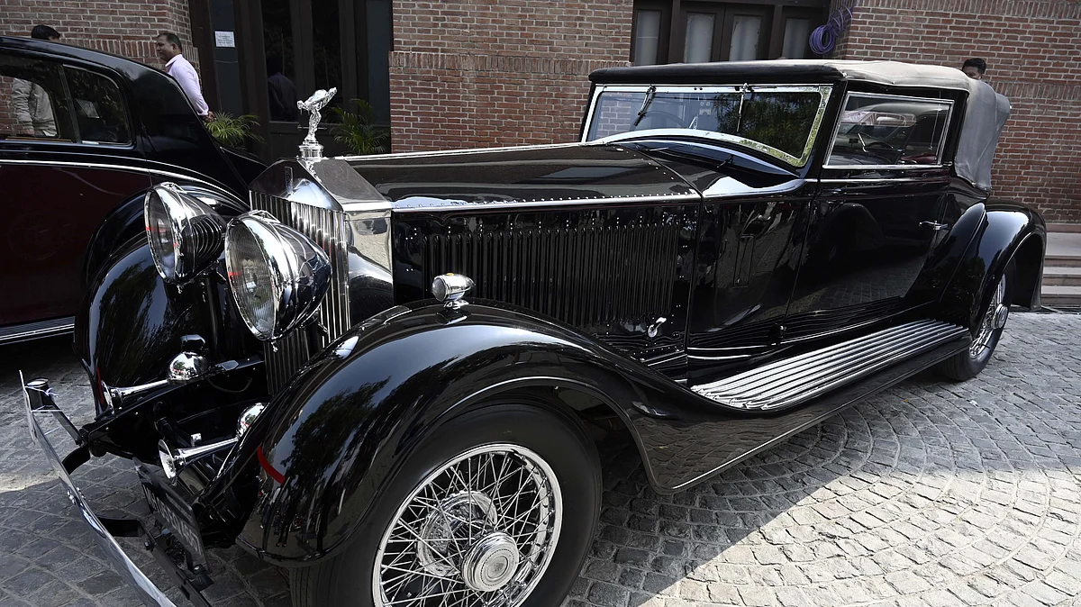 Rolls Royce vintage car display (photo: Getty Images)