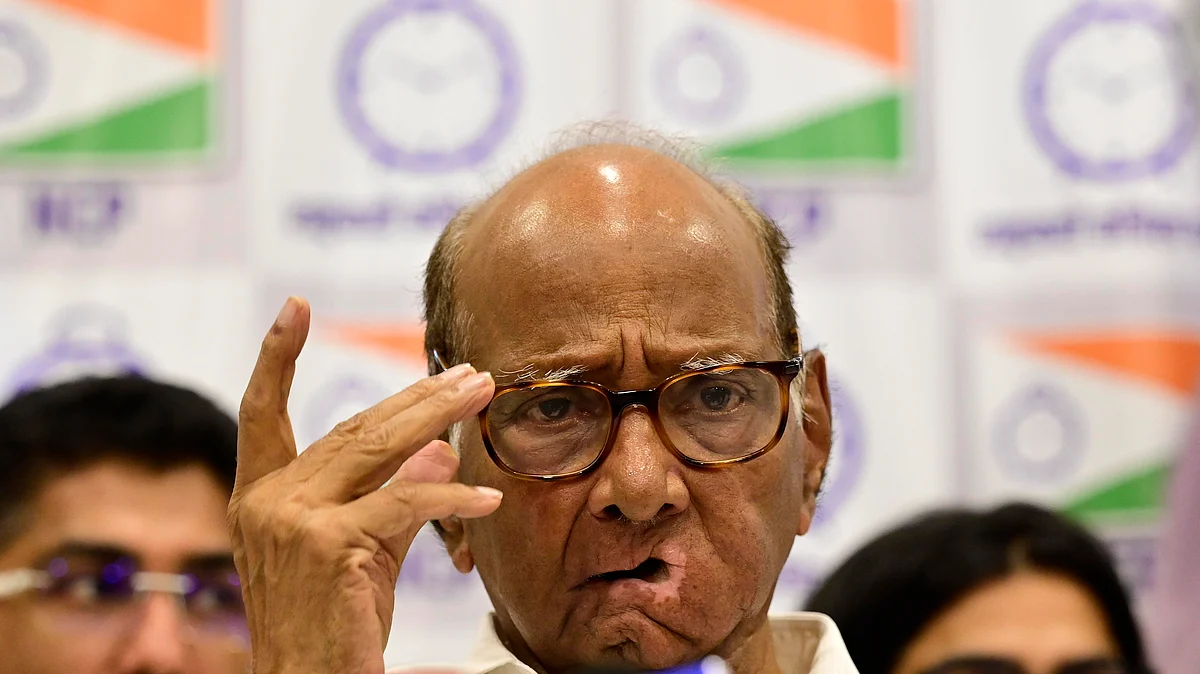 NCP Chief Sharad Pawar (photo: Getty Images)