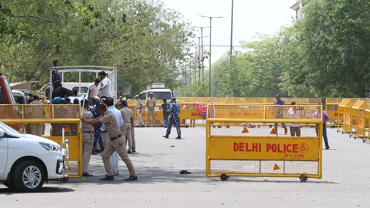 Representative image of Delhi police (photo: Getty Images)