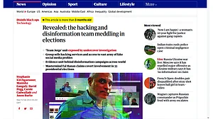 Is there a link between Israel-based 'Team Jorge' and Indian elections?