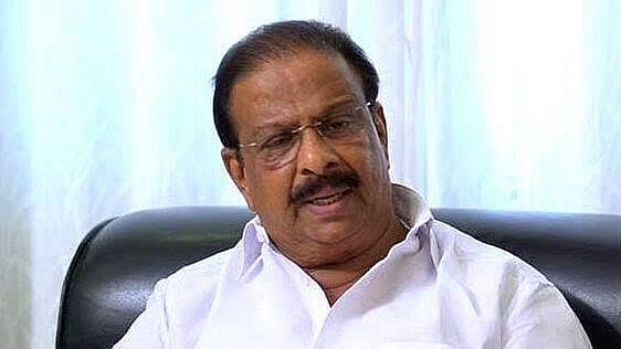 KPCC president K. Sudhakaran (photo courtesy: Keralakaumudi)