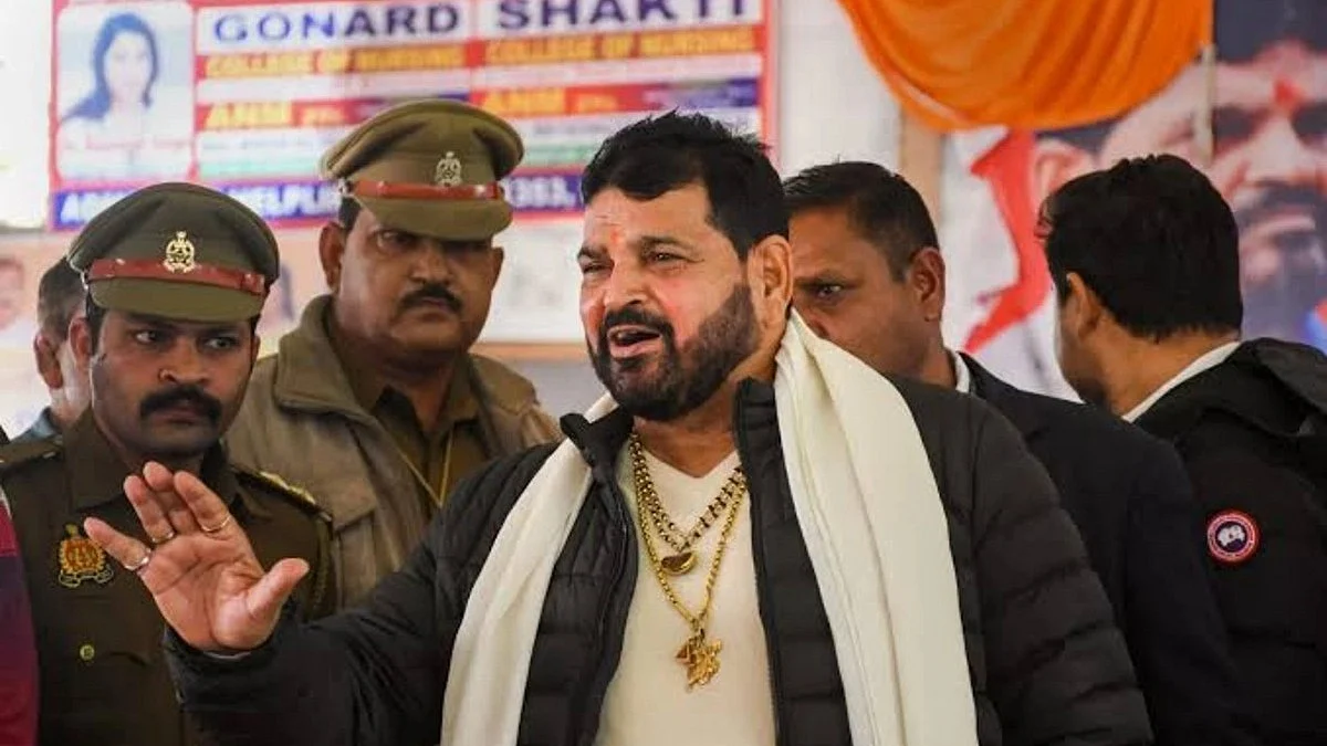 Brij Bhushan Sharan Singh (photo courtesy @GeorgeLawrnce/Twitter)