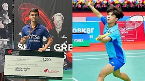 Kiran George and Ashmita Chaliha (Photo: Twitter/ @george3793,
Instagram/ ashmichaliha)