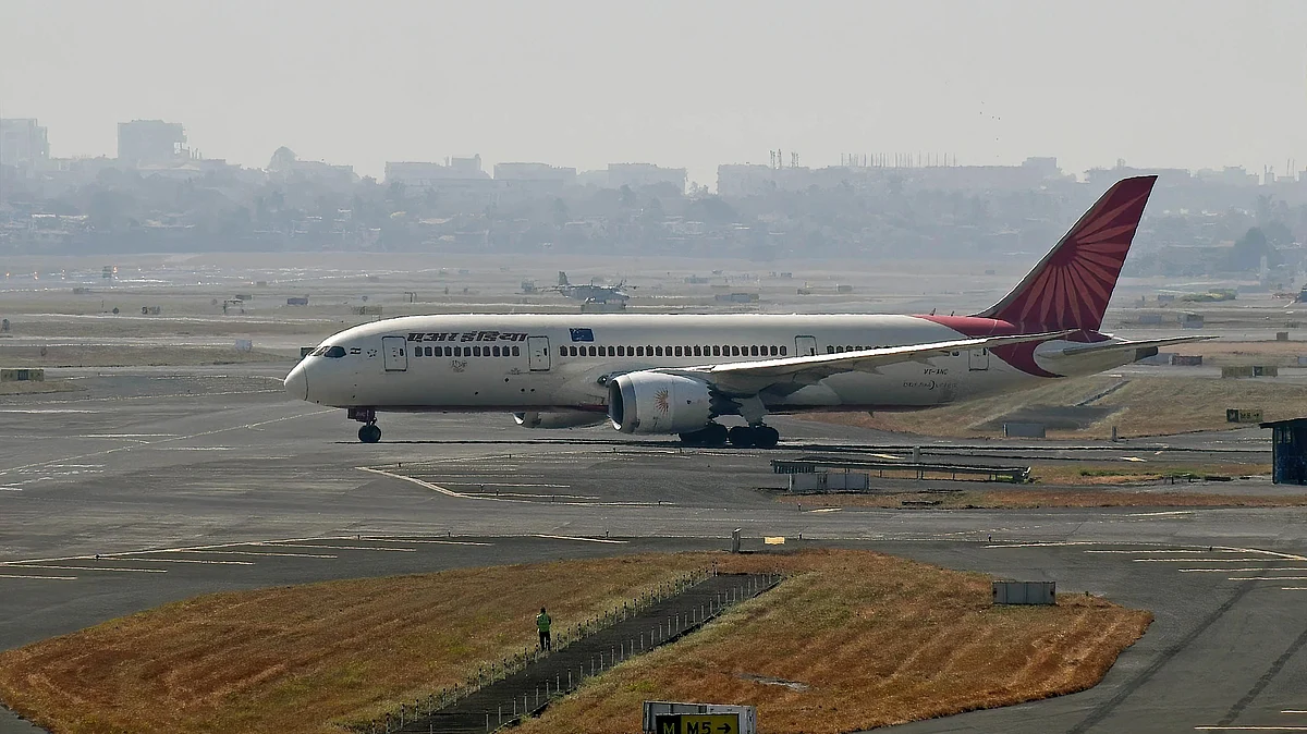 An Air India plane seen on a tarmac (photo: Getty Images)