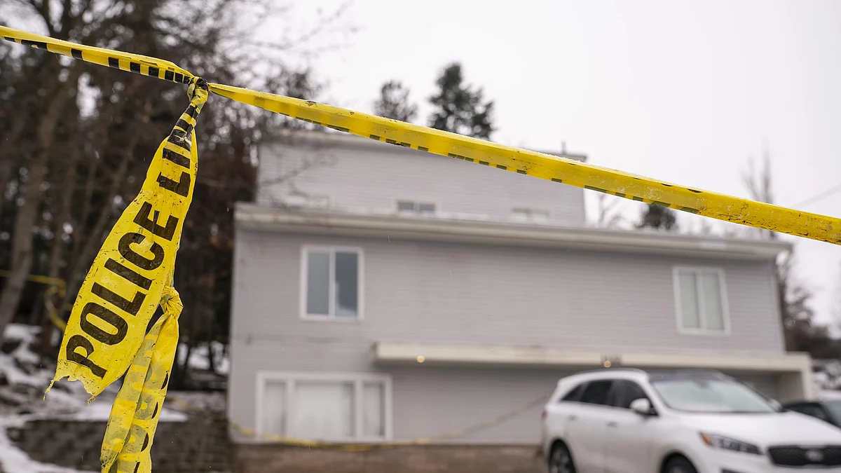 Representative image of police tape in front of a house (photo: Getty Images)