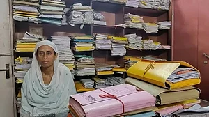 Rehana Ahmed, mother of Faizan Ahmed (photo courtesy: @SanjuktaChoudh5/Twitter)