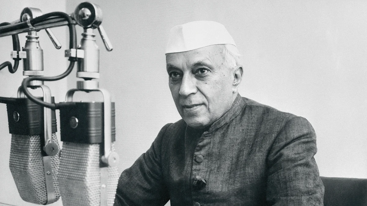 India's first Prime Minister Jawaharlal Nehru