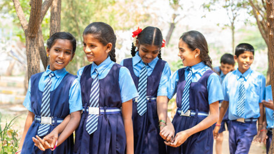 Representative image of school students (stock photo)