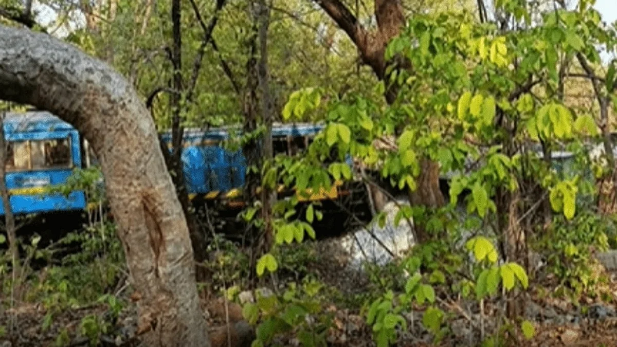 Goods train derailed in Bargarh (photo: IANS)
