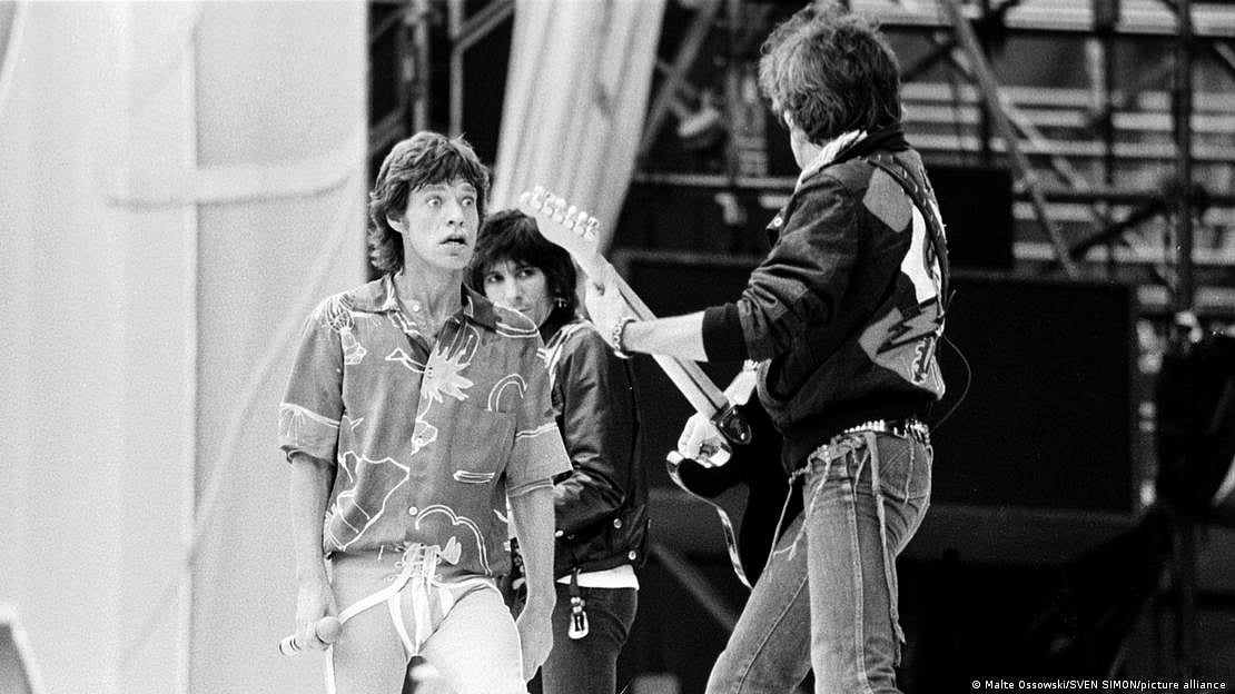 Rolling Stones at the Cologne concert, 1999 (Photo: DW)