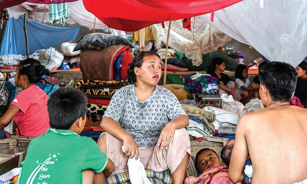 Displaced Manipuris are being forced to live in refugee camps (Photo: Getty Images)