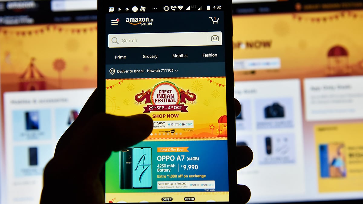 In this photo illustration, Amazon app can be seen on a mobile screen (Photo: Getty Images)