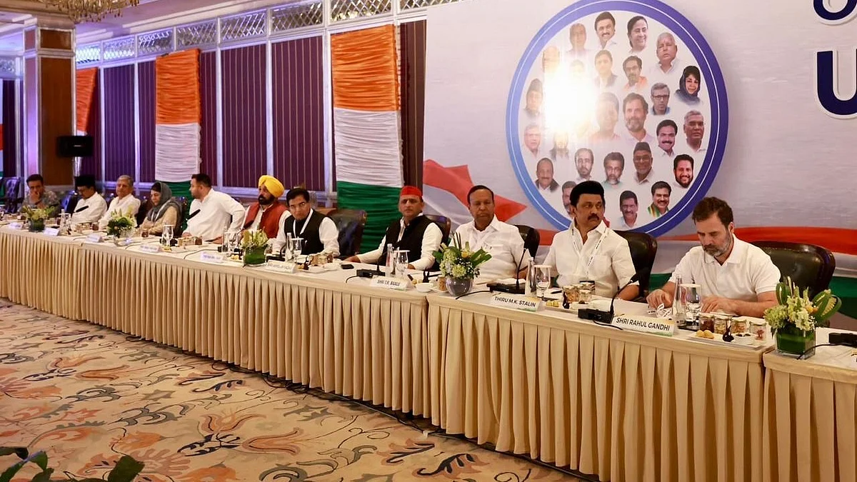 Opposition leaders at the INDIA meet (Photo: Congress)
