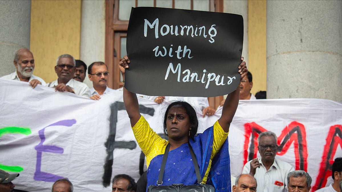 Manipur: Meira Paibis stage protests over the gangrape of a 37-yr-old woman