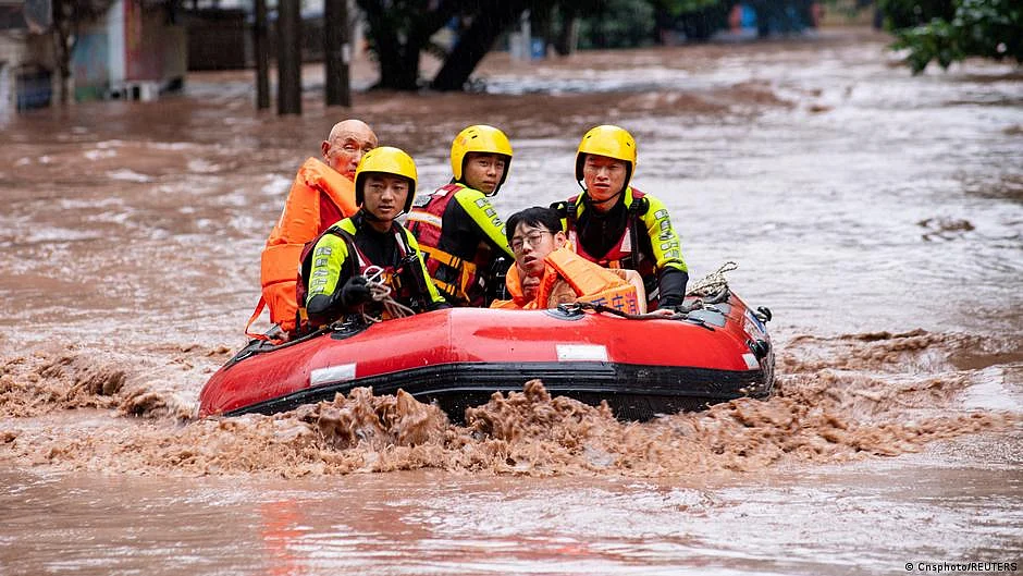 Representative image of heavy rainfall in China (photo: DW)