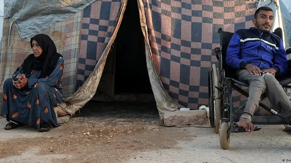 Almost every fourth Syrian has a disability, according to UN studies (photos: Omar Haj Kadour/AFP/Getty Images)