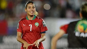 Ghizlane Chebbak is leading a football revolution in Morocco (photo: Ryan Wilkisky/Sports Inc/empics/picture alliance)