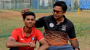 Yashasvi Jaiswal and coach Jwala Singh (photo: Jwala Singh)