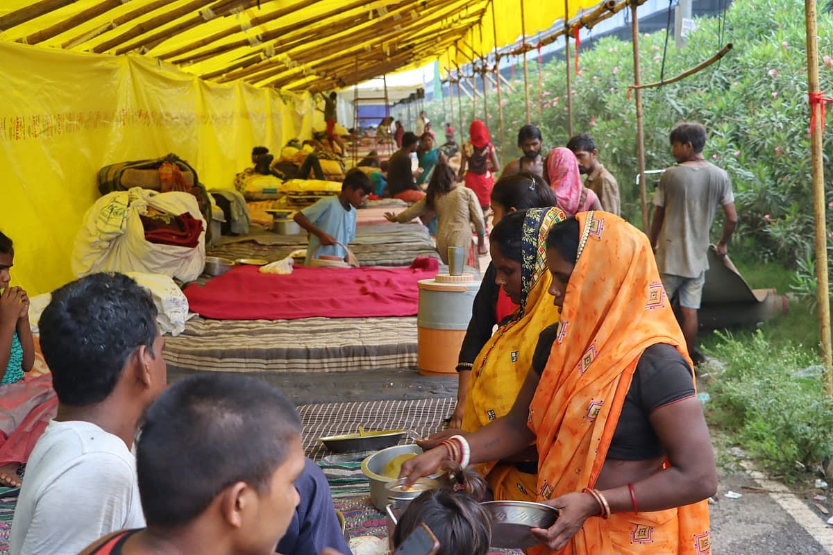 What is to be home for now (Photo: Vipin/National Herald)