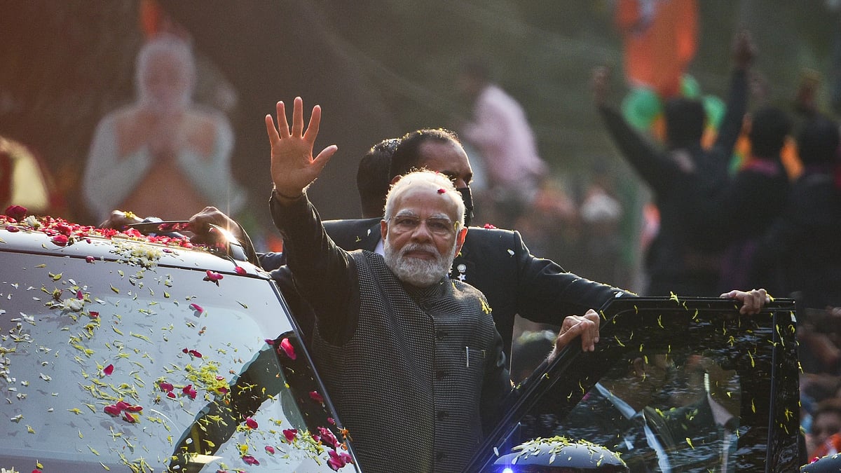 The poster comparing PM Modi to the Terminator had received more than 800,000 views by Thursday afternoon (photo: Getty Images)