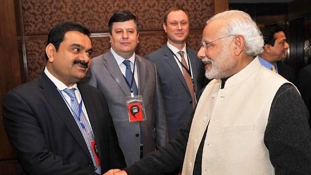 Gautam Adani with PM Narendra Modi