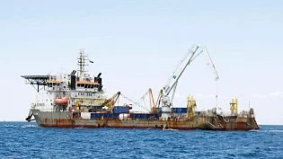 Decaying oil tankers in a ship (photo: IANS)