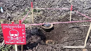 Over 2,000 war-era explosives found buried in Cambodia school