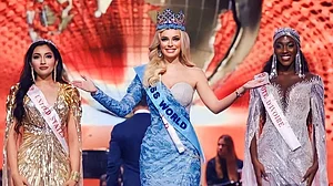 Bielawska's visit comes ahead of the 71st edition of the Miss World 2023 pageant, to be held in India this year (photo: Facebook/ Karolina Bielawska)