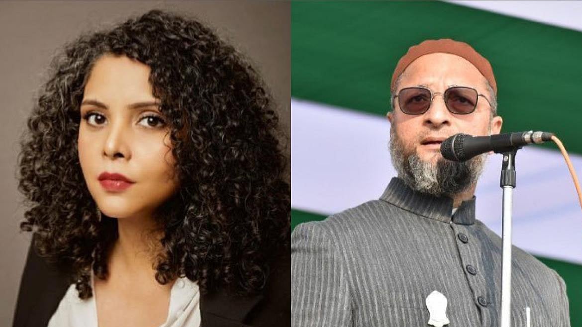 Rana Ayyub, Asaduddin Owaisi (Photo: Twitter/ @RanaAyyub @asadowaisi)