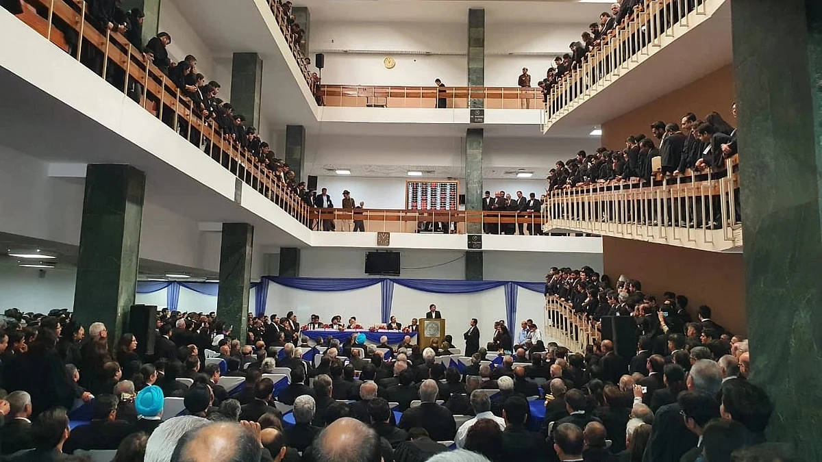 Farewell ceremony of Justice S. Muralidhar (photo: @ATV_Arasu/Twitter)