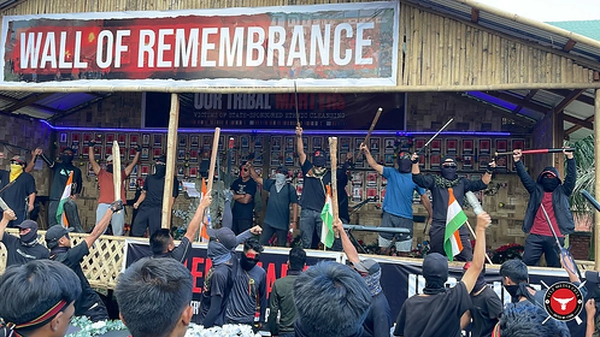 Walla of remembrance in Manipur (Photo: IANS)