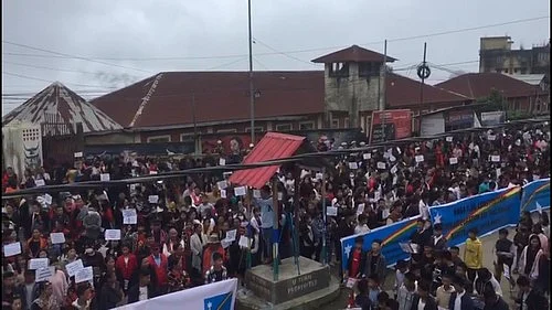 A massive rally was organised by the Naga tribals in Manipur (photo: Getty Images)