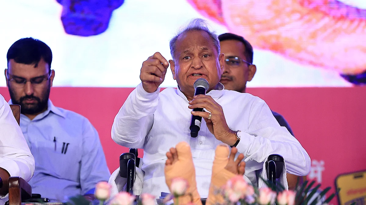 Rajasthan Chief Minister Ashok Gehlot (photo: Getty Images)