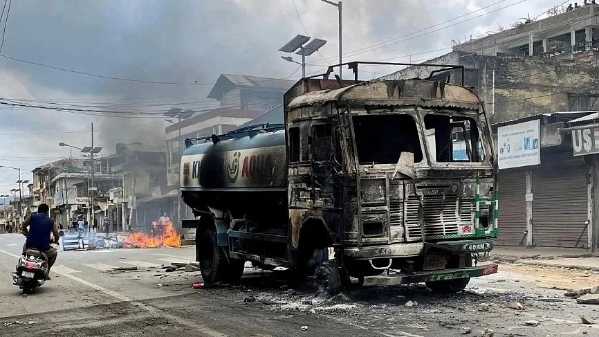 Representative image of violence in Manipur (Photo: Getty Images)