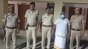 Bittu Bajrangi following his arrest (photo: IANS)