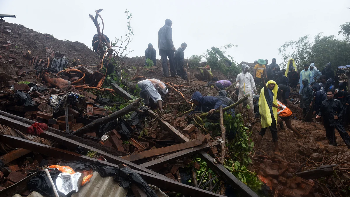 Representative image of a landslide triggered by torrential rains (Photo: Getty Images)