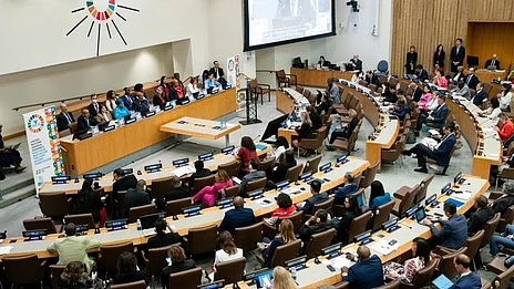 UN meeting with the theme of ending tuberculosis. (Photo: IANS)