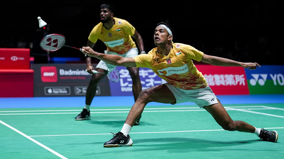 Satwiksairaj Rankireddy (left) and Chirag Shetty (photo: Getty Images)