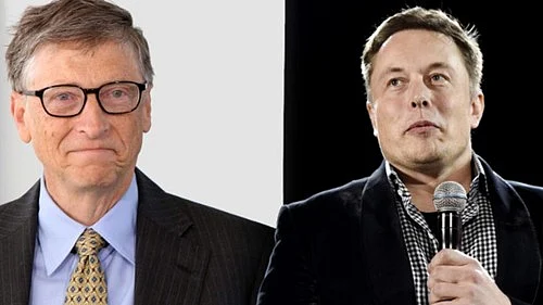 "He (Musk, right) was super mean to me, but he's super mean to so many people, so you can't take it too personally," says Bill Gates (photo: IANS)