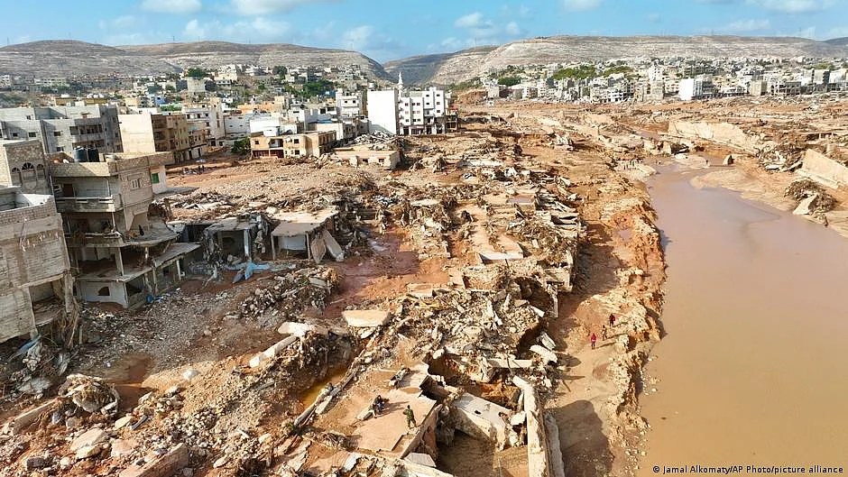 As much as one quarter of the coastal city of Derna may have been washed away by the floods(photo: DW)