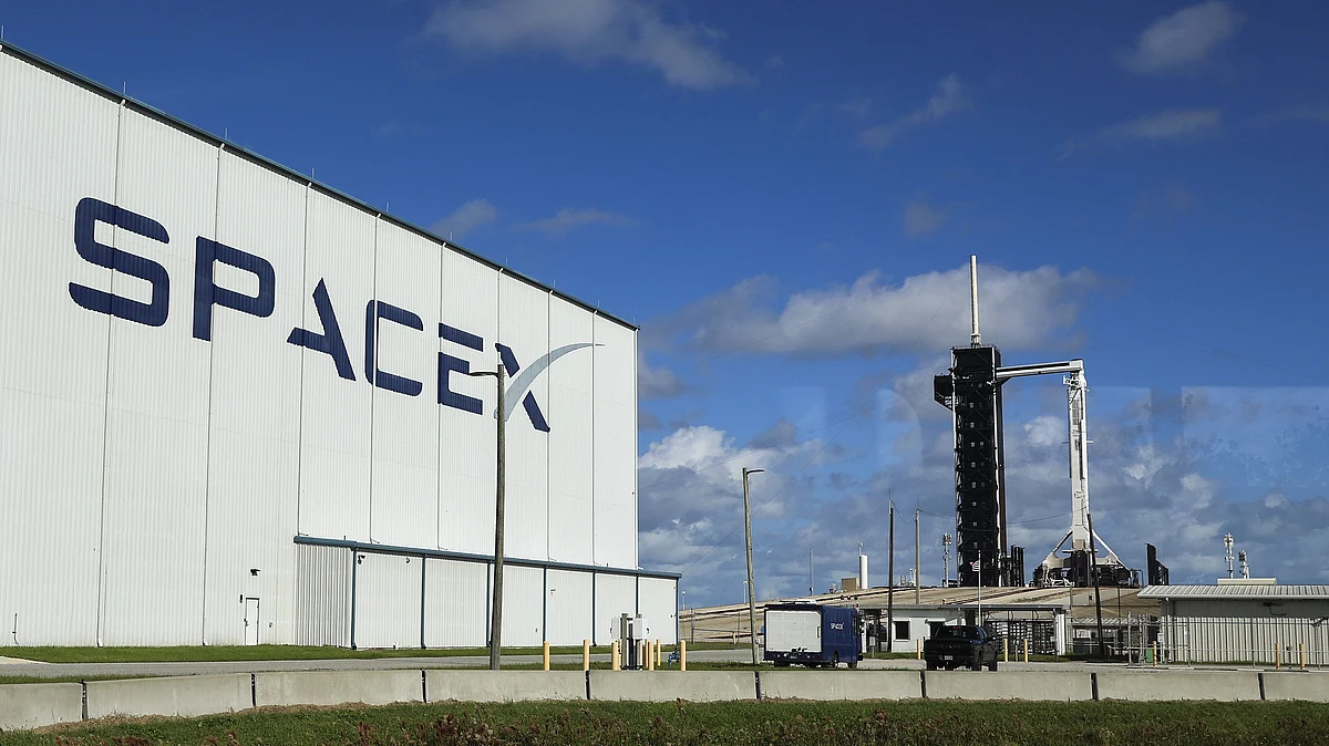File photo of the SpaceX Starship launch site. The FAA has imposed restrictions on SpaceX Starship launch for safety upgrades (Photo by Kevin Dietsch/Getty Images)