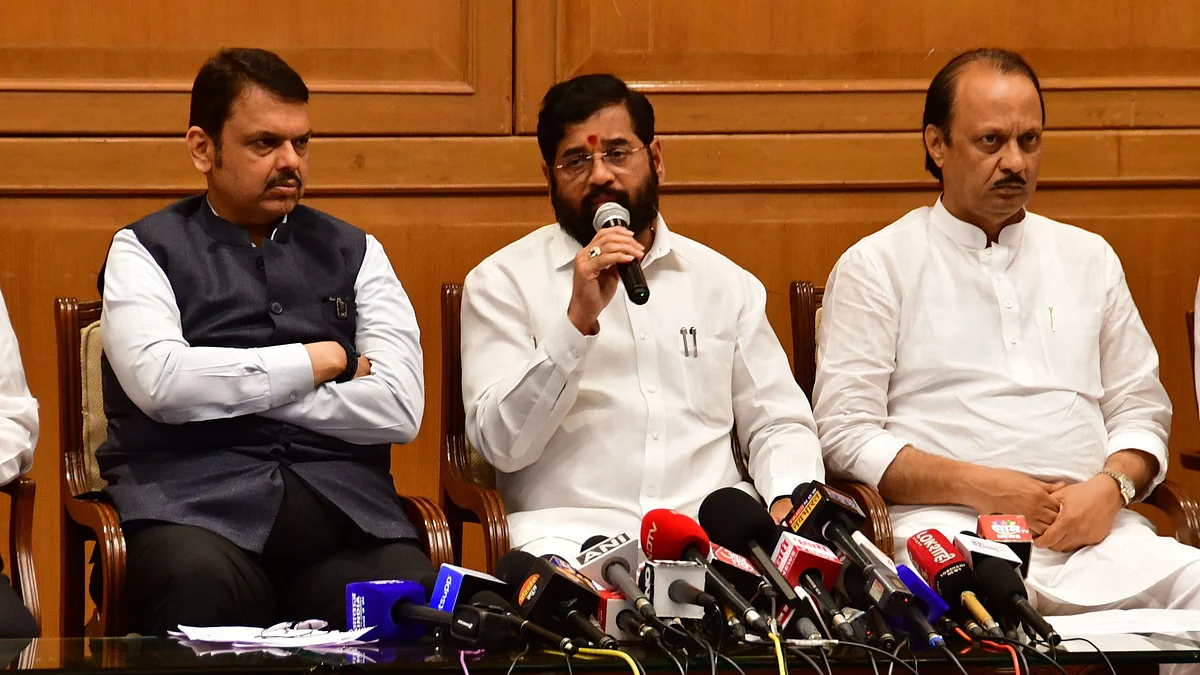 Maharashtra government puts 'Mukhymantri Mahila Sashaktikaran Abhiyan' women empowerment scheme on hold (Photo: Bhushan Koyande/Hindustan Times via Getty Images)