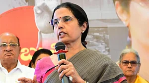 Not a single piece  of evidence yet, says Chandrababu Naidu's wife