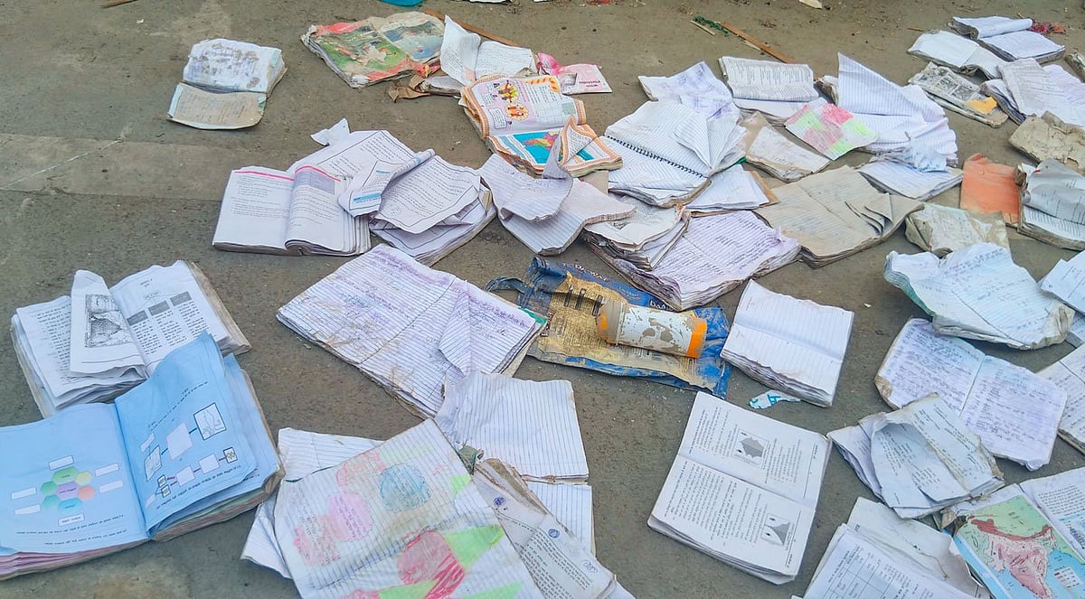 Most children lost books and important school papers in the flood. This will be an added cost as families try to rebuild their lives (photo: Shalini Singh for PARI)