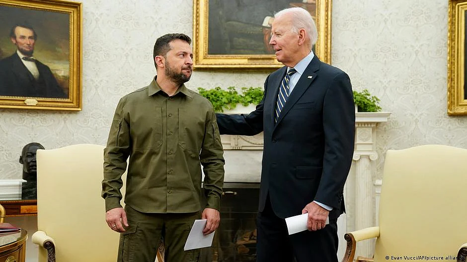 Biden has approved a fresh tranche of security aid, which the Pentagon later valued at $325 million (photo: DW)