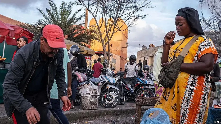 Morocco has seen an increase in women migrants from sub-Saharan countries like Senegal (photo: DW)