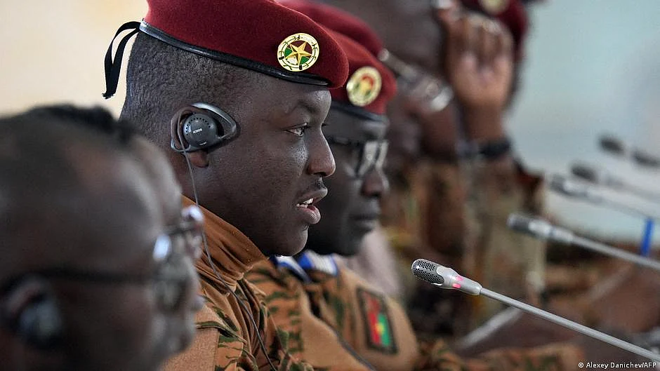 Burkina Faso military leader Ibrahim Traore says that elections are not a 'priority' for the junta (photo: Alexey Danichev/AFP)
